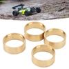 4Pcs Brass Internal Beadlock Ring Clamp Ring for 1.0 Inch Wheel Rim for 1/24 RC Car Upgrade Parts