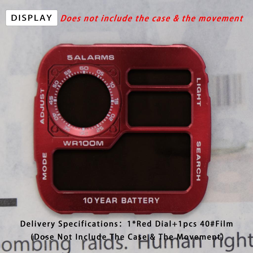 AE1200 Metal Dial & Case Mod Kit Modifed Upgrade Copper Dial Steel Case For Casio 3299 AE-1200 Replacement Watch Accessories