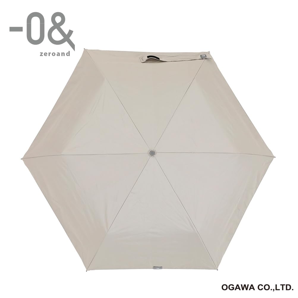 Ogawa Folding Lightweight and UV Protection Manual Zero Sand 6 52321 Parasol, Compact, Women's, (99%+), Sunshade, Heat-Insulating, Opening, 50cm, &