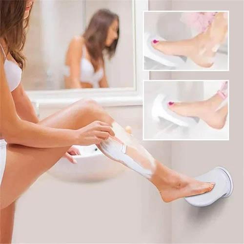 Tingml Shower Foot Rest Stand for Shaving Legs Suction Cup Bathroom Washing Feet Aids