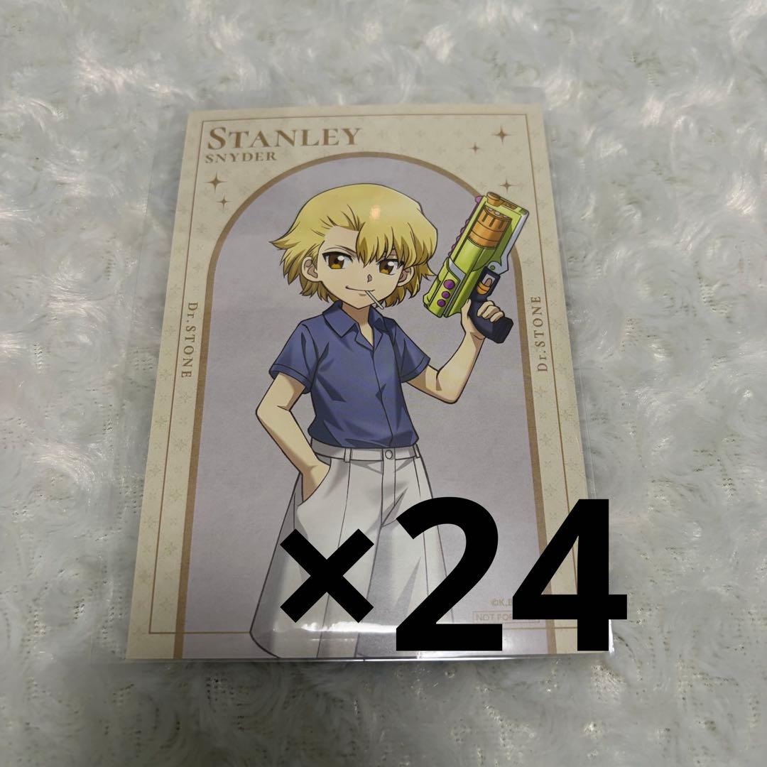 

[USED] Dr. STONE Loft Purchase Bonus Double-Sided Illustration Card Stanley 24 Pieces