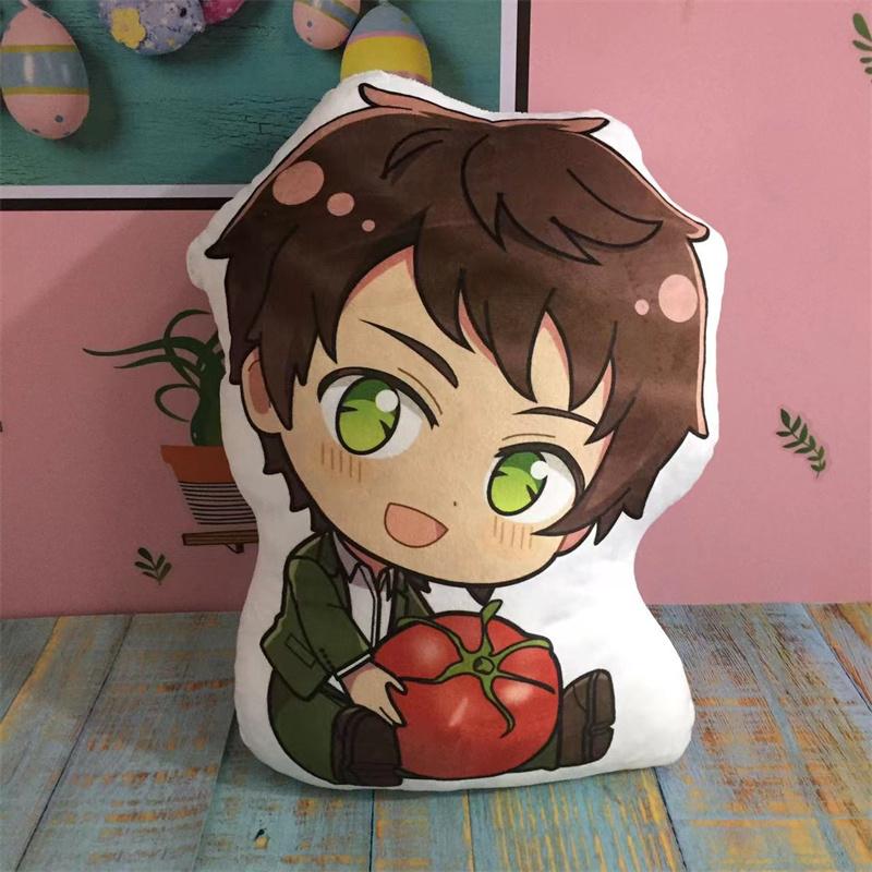 Pingente de Pelúcia Mini Axis Powers Hetalia Anime 10cm - Feliciano Vargas Arthur Kirkland Ivan Brinquedo de Pelúcia Decoração de Bolsa