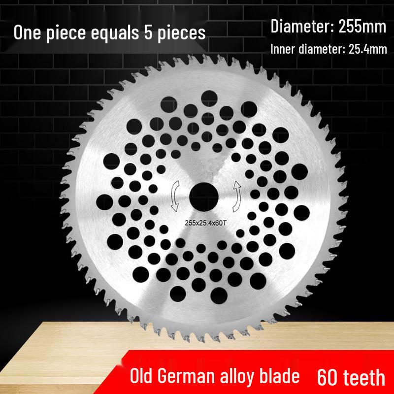 Wear-Resistant SK5 Alloy Manganese Steel Lawn Mower Blade for Honda Brush Cutter