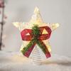 Glowing Xmas Treetop Star Decoration Reusable Christmas Tree Top Lights Xmas Tree Ornament  Hotel