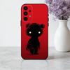 Cartoon E-Edgy G-Gloomy B-Bear-R  Phone Case For Samsung Galaxy A73,A72,A71,A70,A53,A52,A51,Others Soft Black Cover