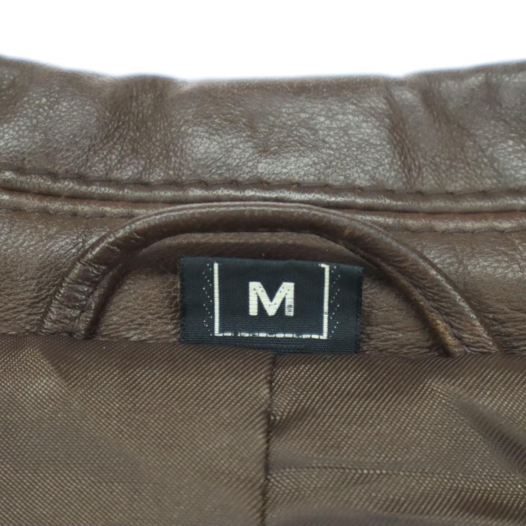 Jubian Long sleeve leather jacket M Brown Men's Used