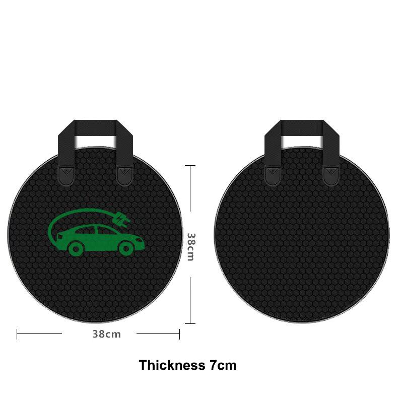 Electric Car Battery Jumper Cable Storage Bag Waterproof Ev Car Rechargeable Gun Storage Organizer For Charging Cables Cords