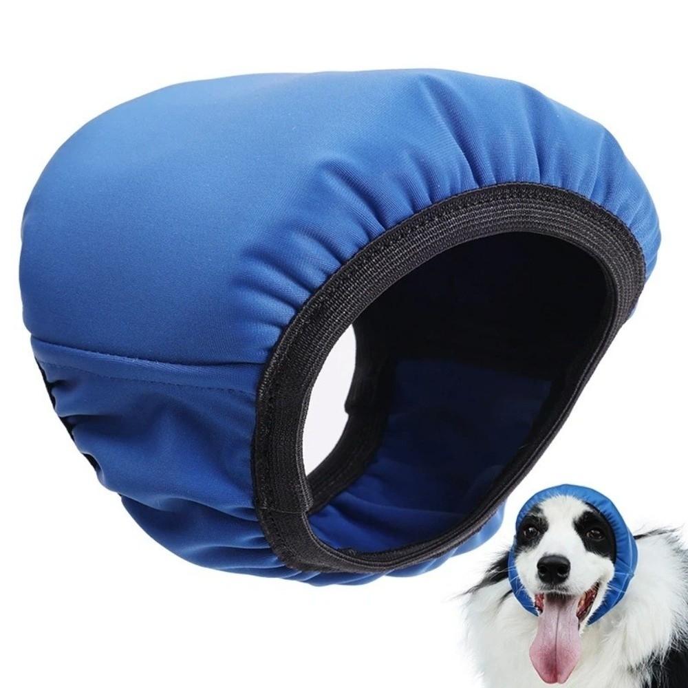 Orejeras Impermeables para Perros Protección Auditiva Reducción de Ruido Capucha Calmante para Mascotas Comodidad Elástica Gorro Elástico para Baño de Mascotas Aseo