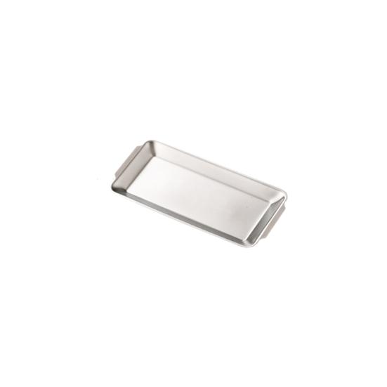 Stainless Steel BBQ Serving Tray Heavy Duty Rectangular Serving Platter with Handles Dishwasher Safe