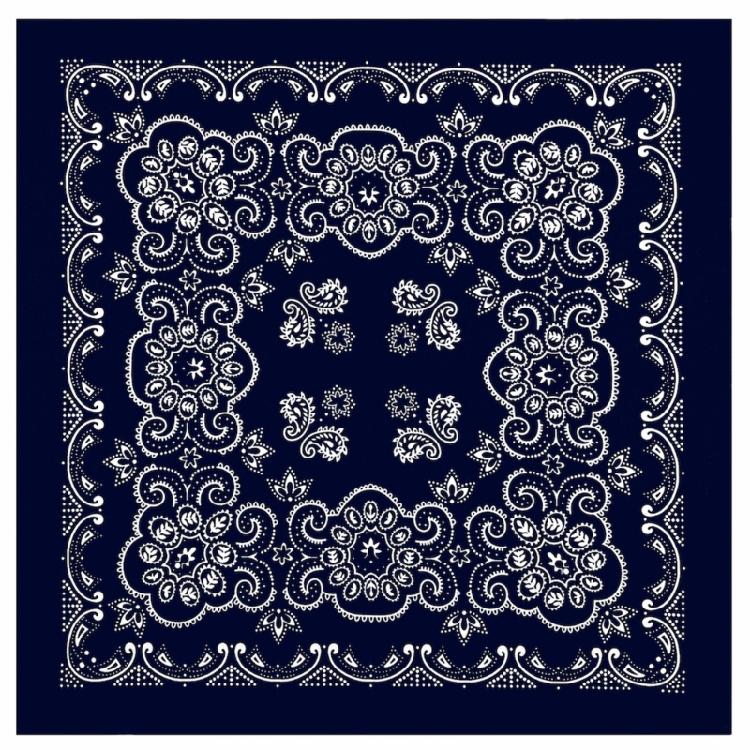 Бандана для рэпера Платок для головы Повязка на волосы Гладкие тюрбаны Цветочный узор