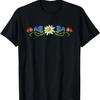 The Most Beautiful Alpine Flowers - Edelweiss Gentian Alpine Rose T-Shirt