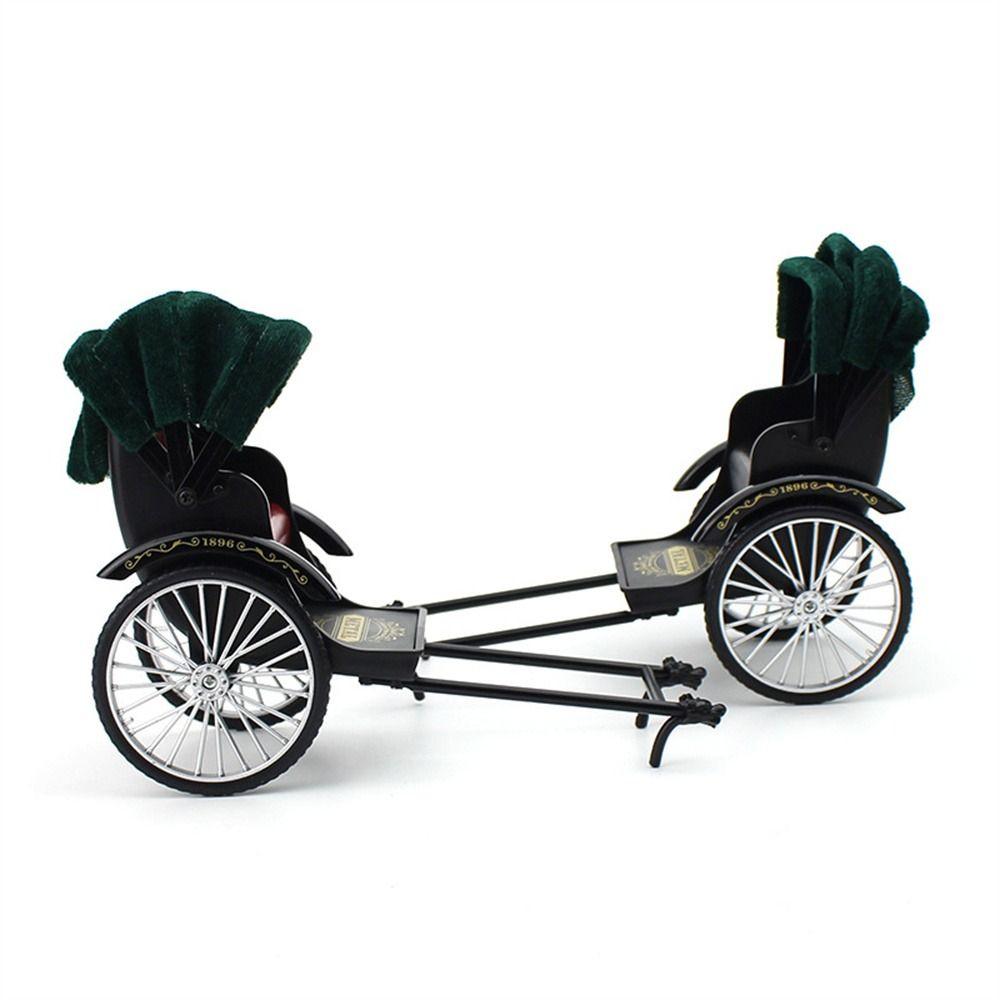 Vintage Classic Simulation Tricycle Toy Three Wheeled Bike Miniature Model  Desktop Ornaments