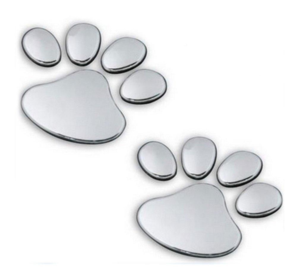 

SUNNY EBSET50-SNY Car Sticker, Car Sticker, Hide Scratches, Dents, Cat (Dog), Paw Print, Cute серебряный