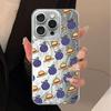 Cute Cartoon One Piece Phone Case for iPhone 17 Air 12 14 16e 14 Plus 11 15 13 Pro 16 Pro Max Black Soft Shell