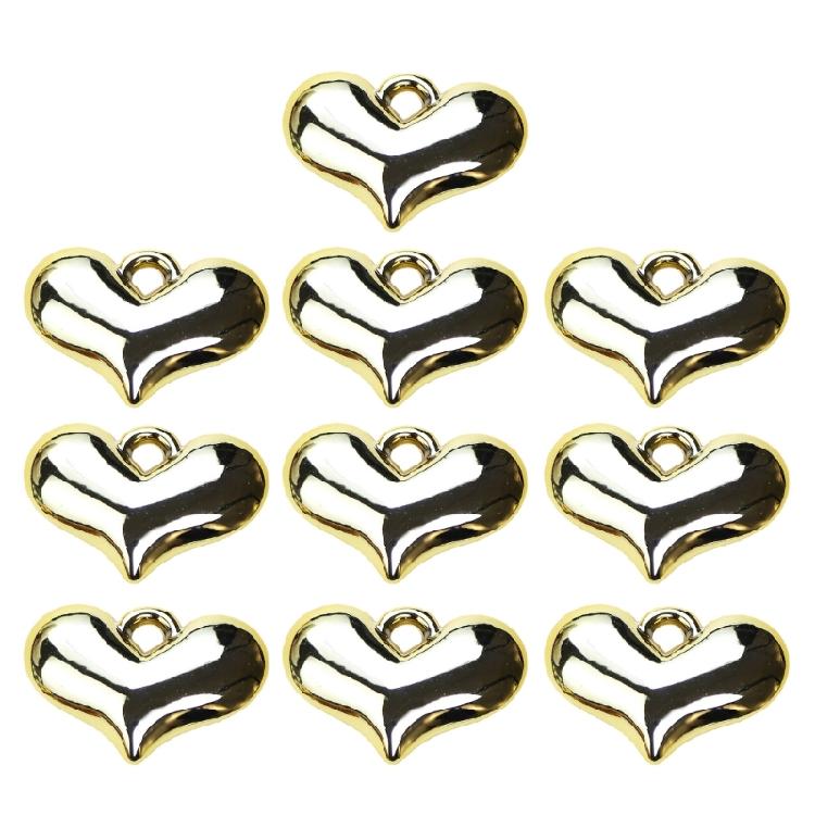 Versatile Heart Shaped Pendants Keychains Bracelet Accessories Jewelry Supplies