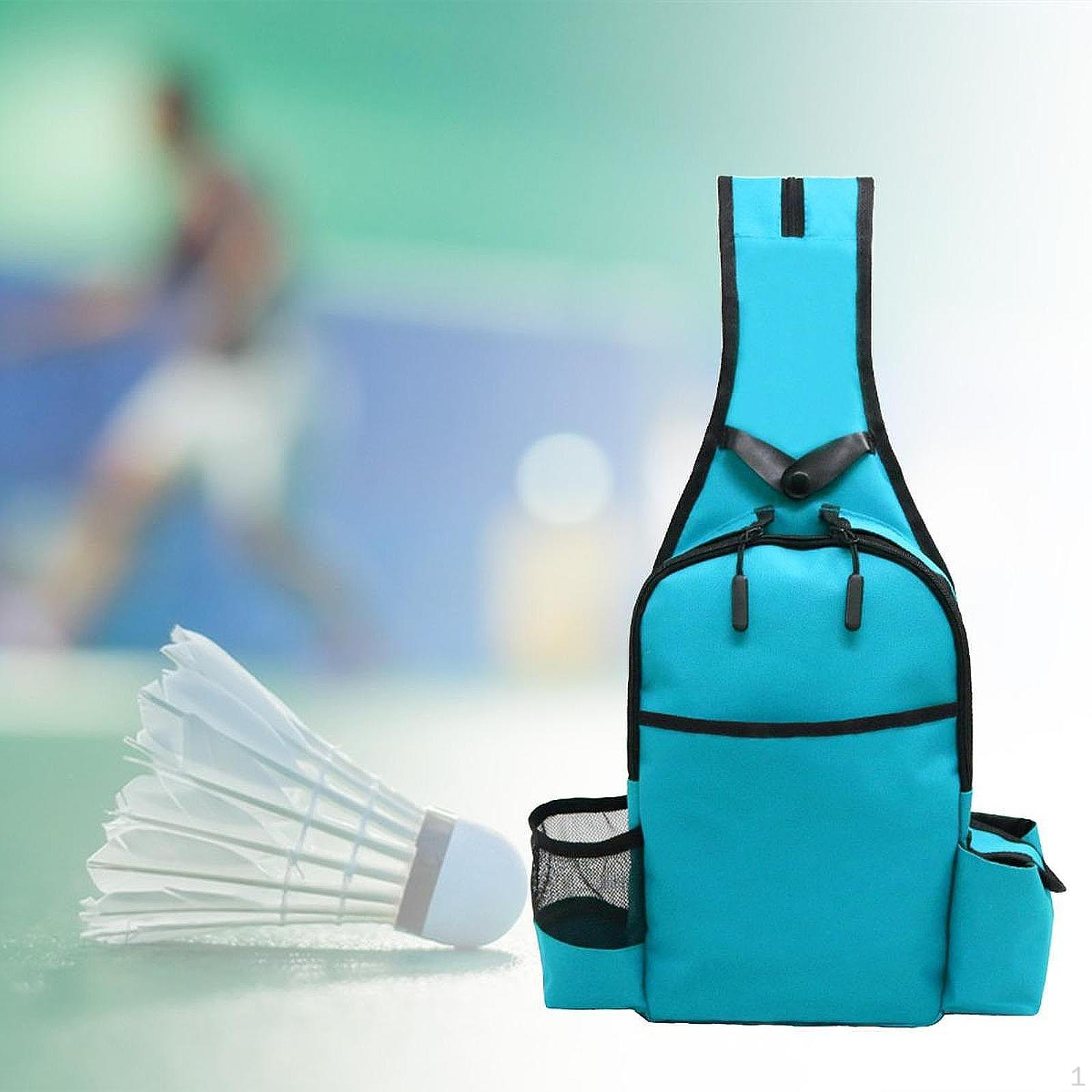 

Теннисный рюкзак, сумка, водонепроницаемая, модные ракетки для бадминтона и сквоша peacock blue