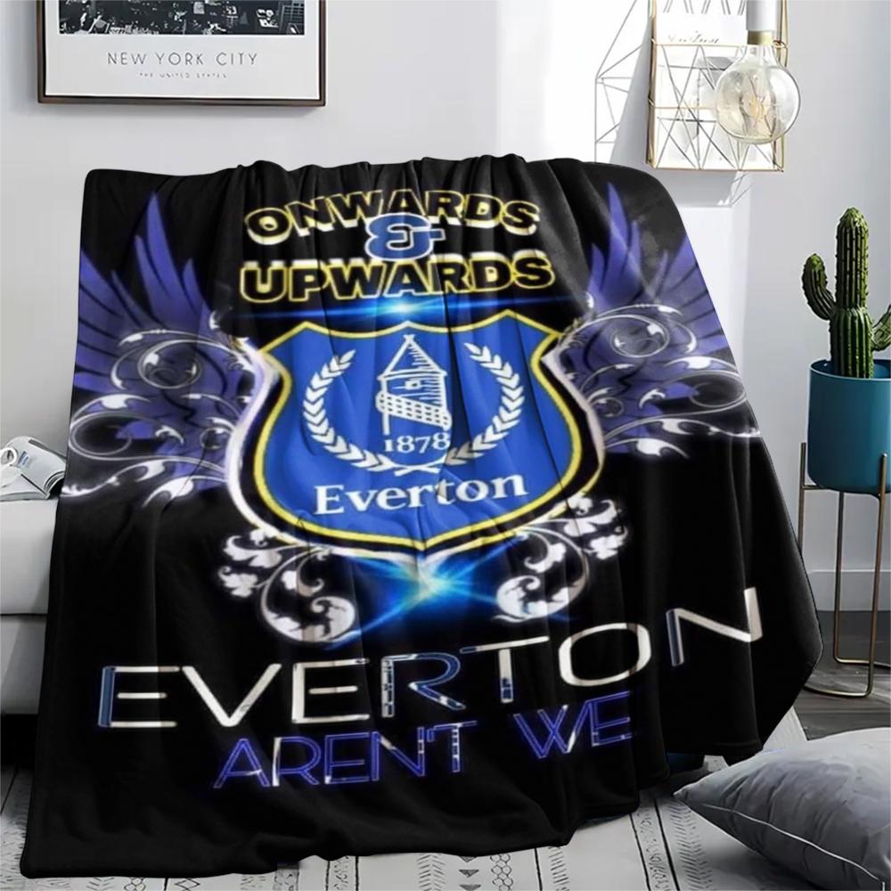 1pc Everton FC Print Flannel Blanket, High Quality Comfortable for All Seasons, Home Decor, Warmth and Comfort, Perfect for Christmas Gifts41