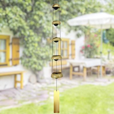 Venkovní kovový zvonkohra 3/5 vrstev Vintage pamětní zvonkohra Domácí venkovní zahrada Terasa Feng Shui Větrný zvonek Závěsná dekorace