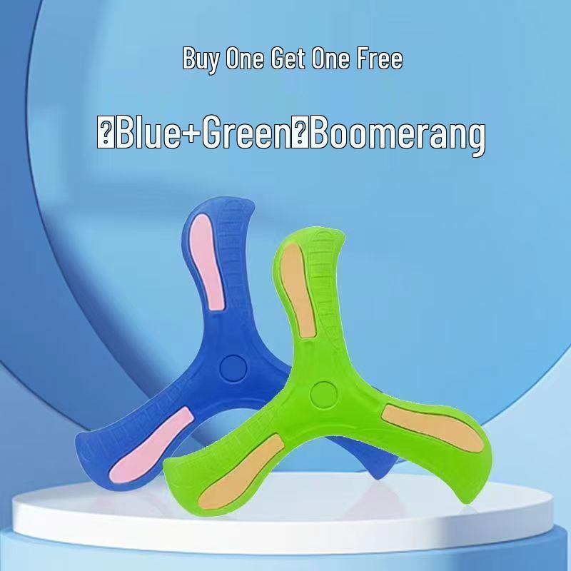 Eva Soft Three-Leaf Automatic Return Boomerang – Outdoor Children's Toy Gift