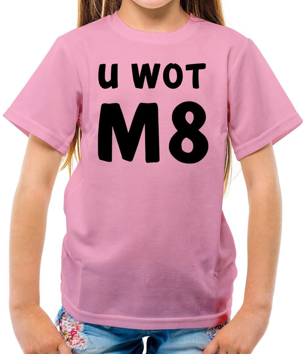 U Wot M8 - Kids T-Shirt - You What Mate Meme Funny Slang Teen Rude 100