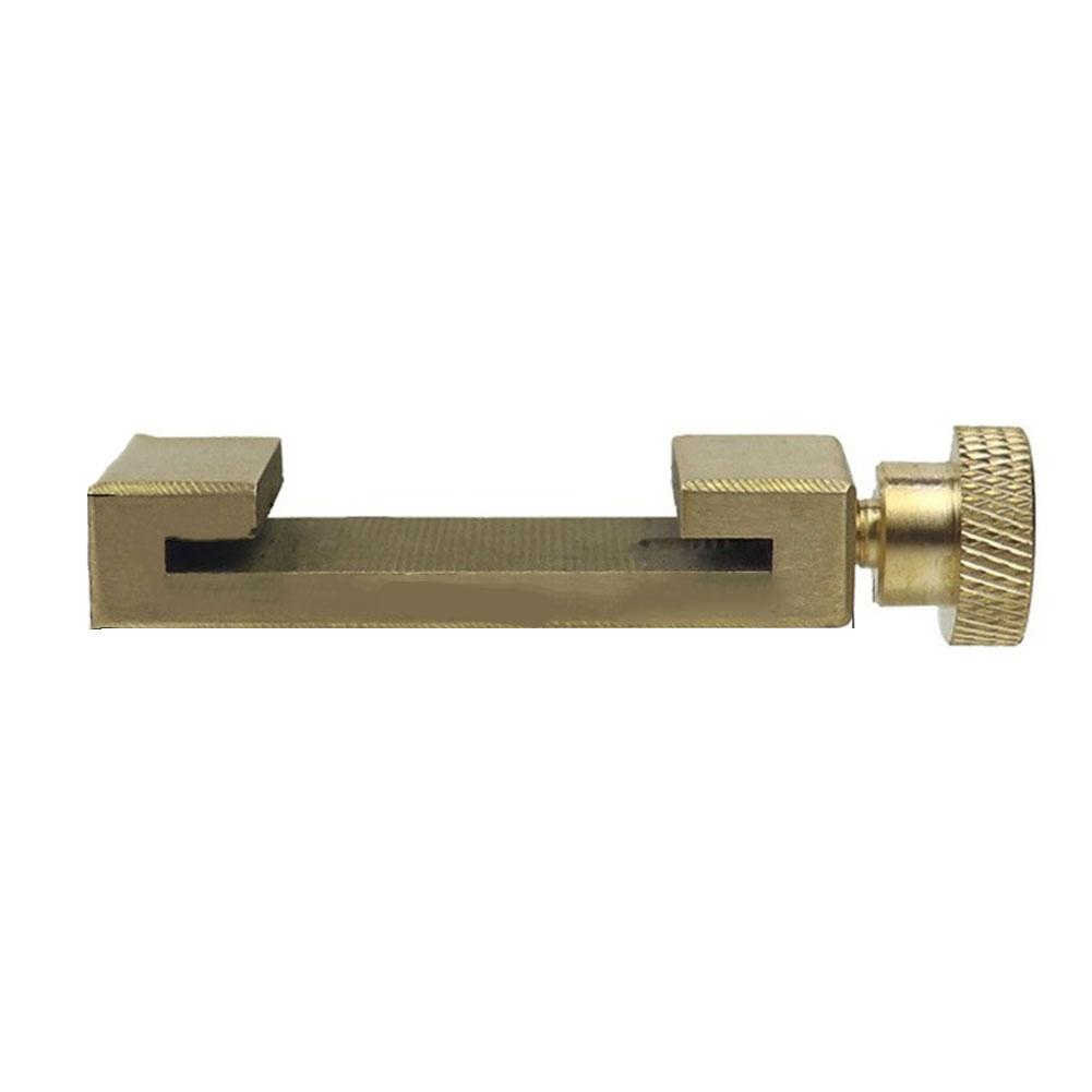 Ruler Stop Fence Brass Ruler Positioning Block For Woodworking Steel Ruler 39.5mm Hand Tool Household DIY Project Part