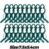50/10PCS Garden Plant Fixing Clip Reusable Plastic Climbing Plant Fixed Clip Tomato Vegetable Vine Support Clips Garden Supplies