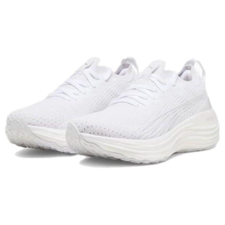 Puma ForeverRun Nitro Knit Bílá Peří Šedá Dámské Tenisky 379140-01