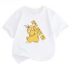 Potdemiel  100 Cotton Childrens Summer TShirt with Pikachu and Psyduck Print Unisex Size Comfortable and Breathable
