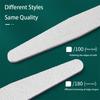 5 PCS Grey Sand Nail File Nail Rubbing Strip Nail Polishing Too Nail Enhancement Tool Nail Enhancement Double Sided Polishing