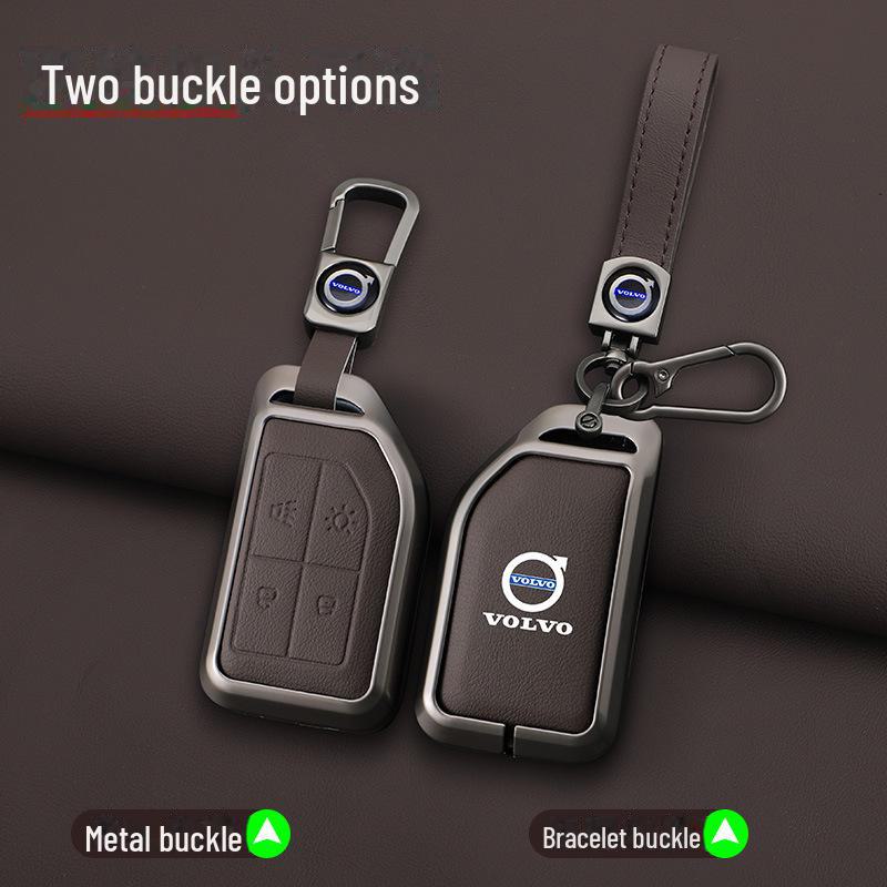 Volvo Key Cover for 21/22 Models XC60, S90, XC90, XC40, V90, S60L, V40 - Metal Car Case