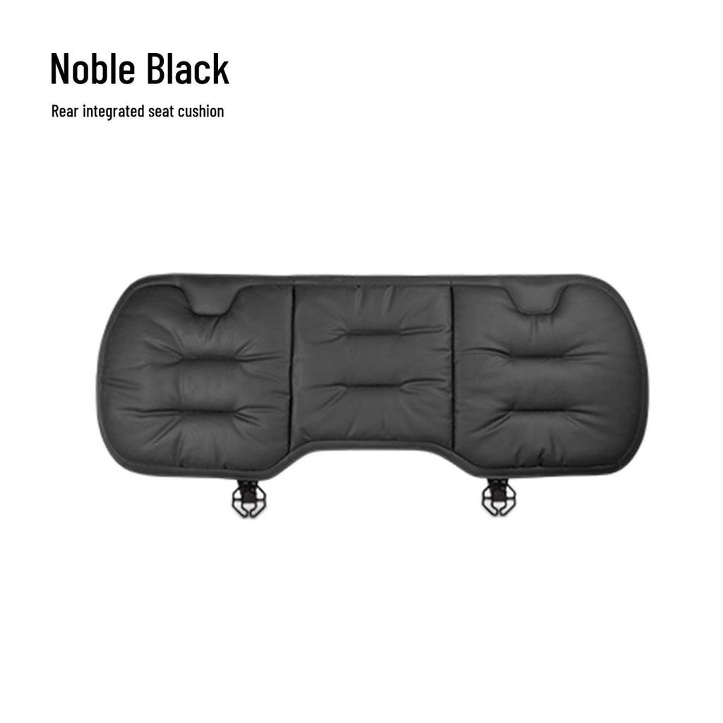 Universal Nappa Leather Car Seat Cushion for Mercedes-Benz/BMW - All Seasons, Single Piece Cover