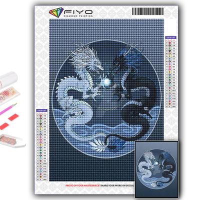 Pittura diamante 5D fai da te Drago cinese Punto croce Diamante Arte Ricamo Mosaico Home Deco