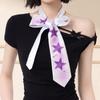 Casual Y2K Star Tie Fashionable Y2K Retro Pentagram Tie Sweet Hand Tied Multi-Functional Belt Necktie Suit Accessories