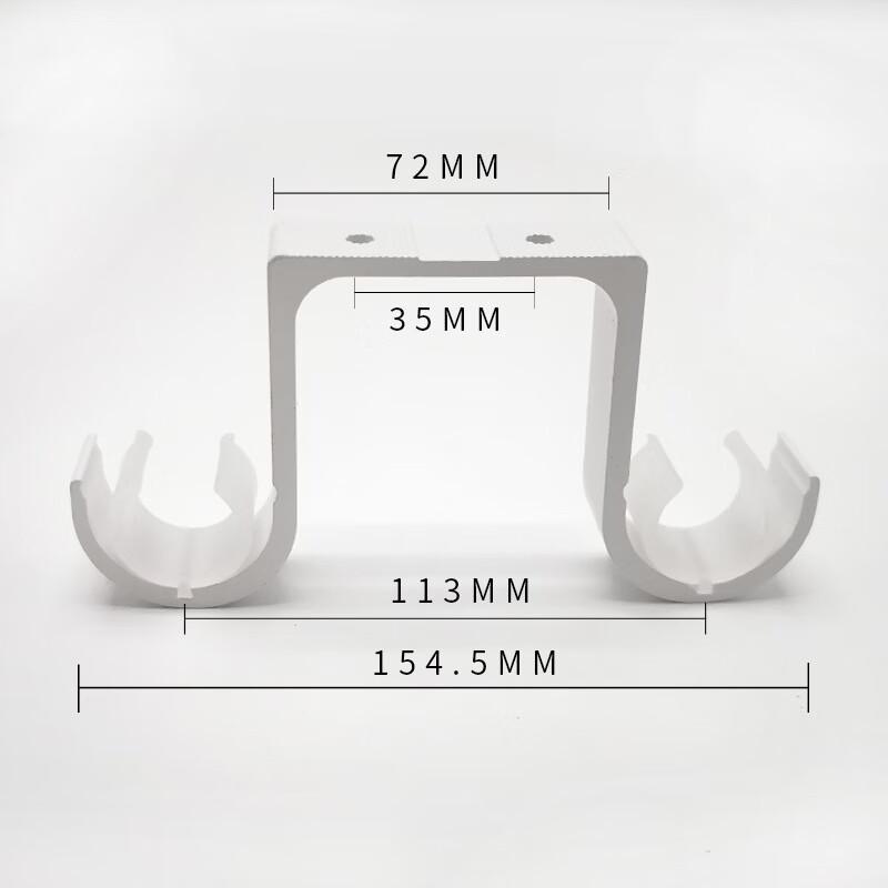 Утолщенные кронштейны для римских штор из алюминиевого сплава