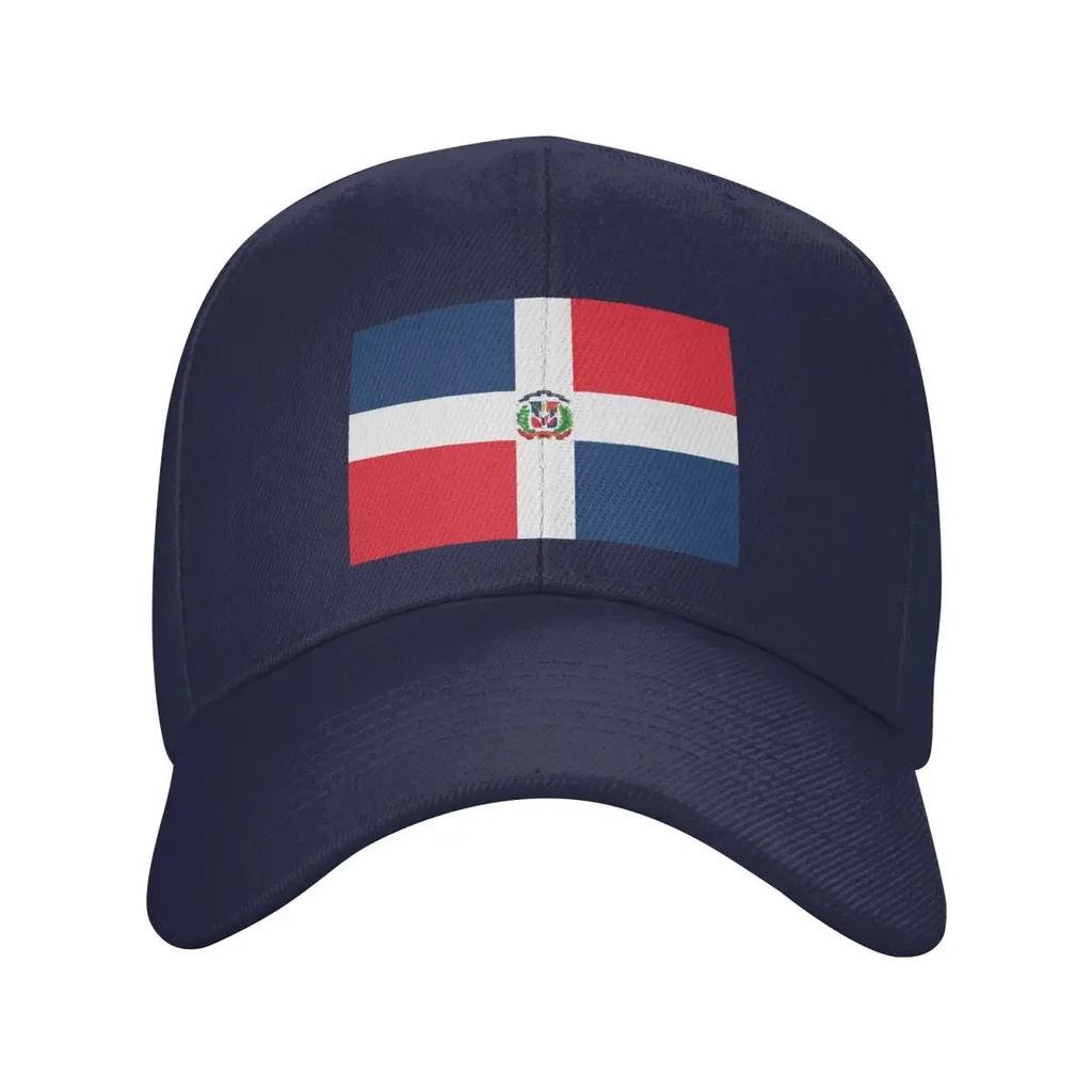 Custom Punk Unisex Dominican Republic Flag Baseball Cap Adult Adjustable Dad Hat Unisex Women Hip Hop Snapback Caps