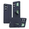 Samsung S25 Ultra Leather Case: Premium Stand & Full-Coverage Wristband for S23U, S24