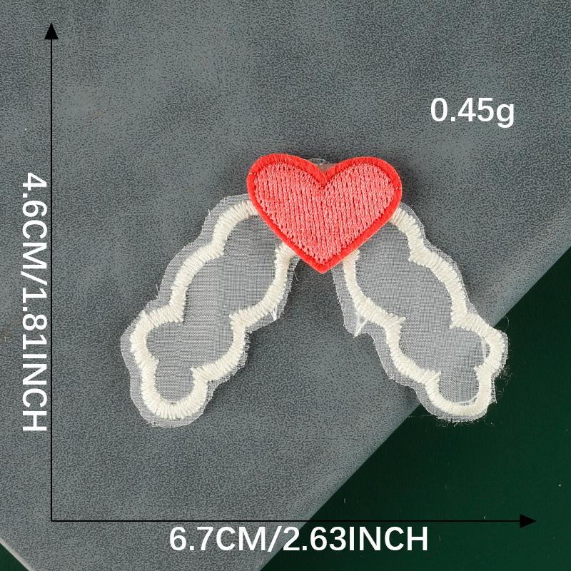 Duoku Original Love Cloth Label Accessories Socks Shoes And Hats Hair Accessories Lace Hairpin Accessories Headgear Brooch Embroidery Sticker