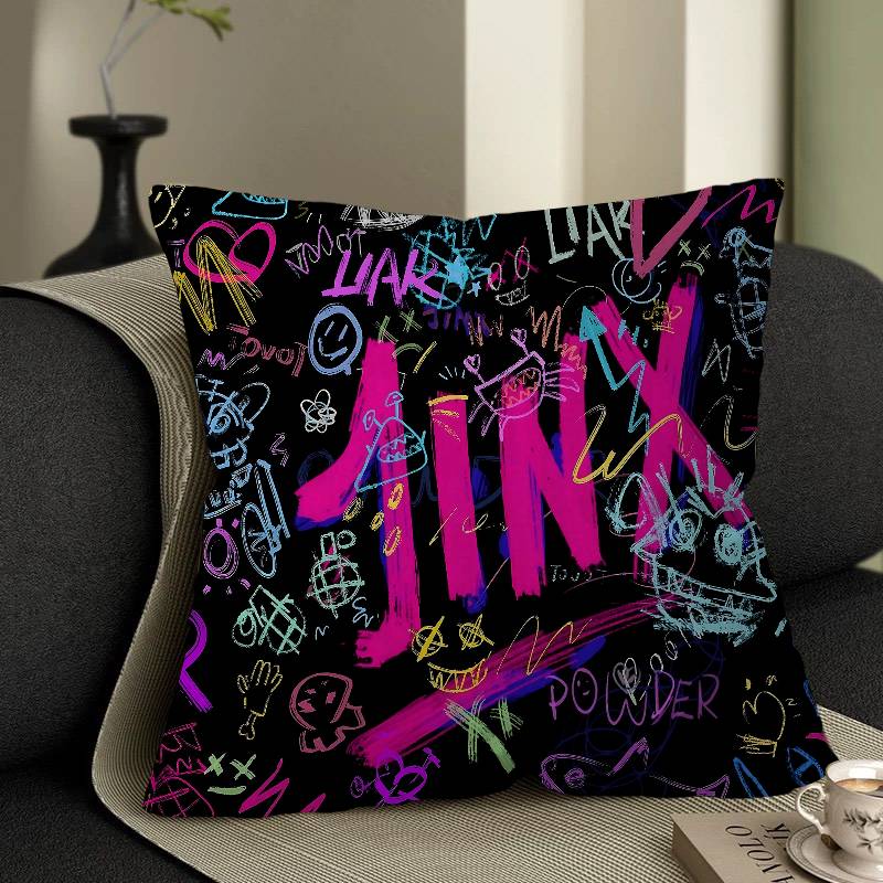 Arcane Jinx Lucky Dragon Pillow Cover Sofa Cushion Cover Home Room Decoration Children Gift