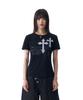 AAKAM Laced Cros2 Patch Half Top (Black)