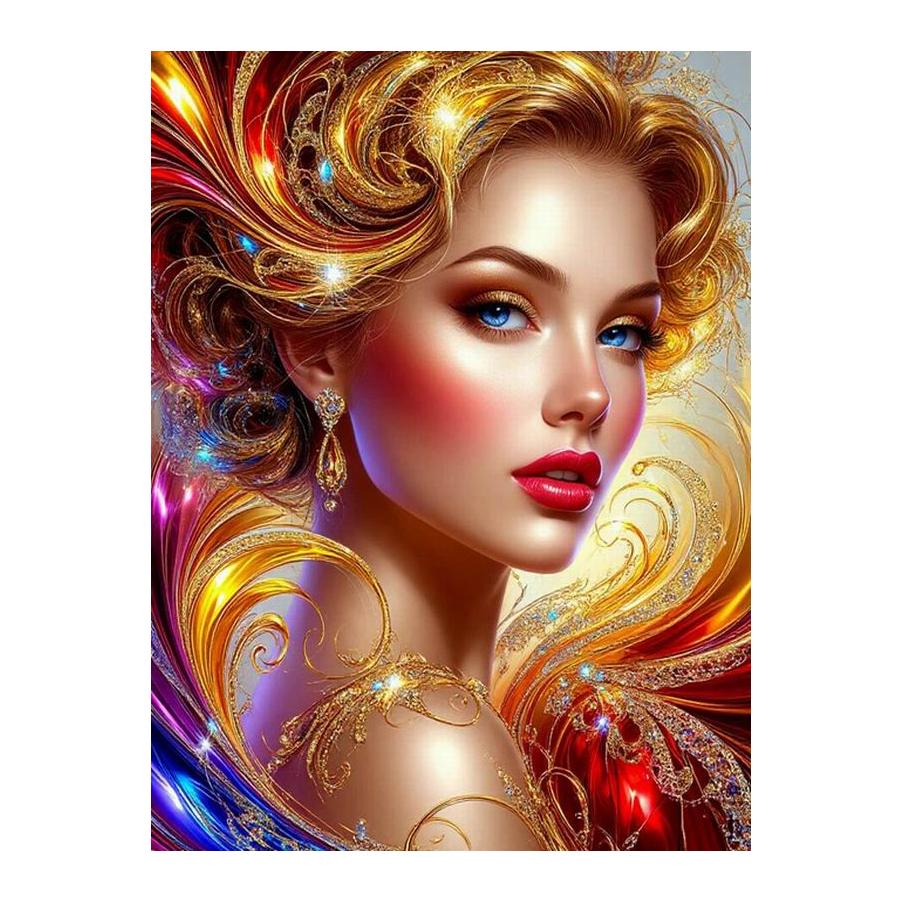 Diamond Painting New Collection Beautiful Woman Diy Full Square Round Drill Rhinestone Embroidery Pretty Girl Mosaic Cross Stitch Kits