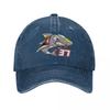 Pedro Acosta Number 37 Baseball Cap Fashion Distressed Denim Washed Motorcycle Racing Sun Cap Men Women Outdoor Summer Hats Cap