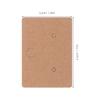 500Pcs Earring Packaging Supplies Professional Jewelry Display Cards with Holes for Studs Dangles Hoops Easy Carry Storage