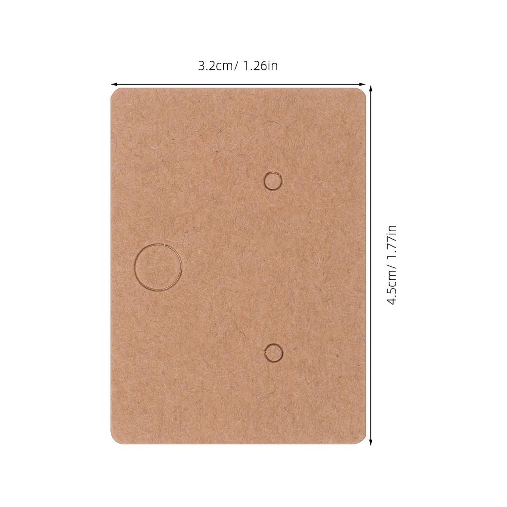 500Pcs Earring Packaging Supplies Professional Jewelry Display Cards with Holes for Studs Dangles Hoops Easy Carry Storage