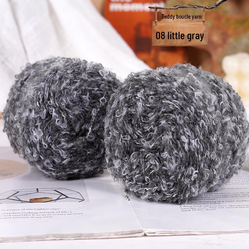 Colorful Loop Yarn Ball for Crochet & Knitting: Perfect for Handmade DIY Sweaters, Scarves, Dolls, & Small Projects.