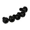 100pcs M2 M3 M4 Plastic Nylon Hex Male Female Female Spacer Round Head Screw Nut