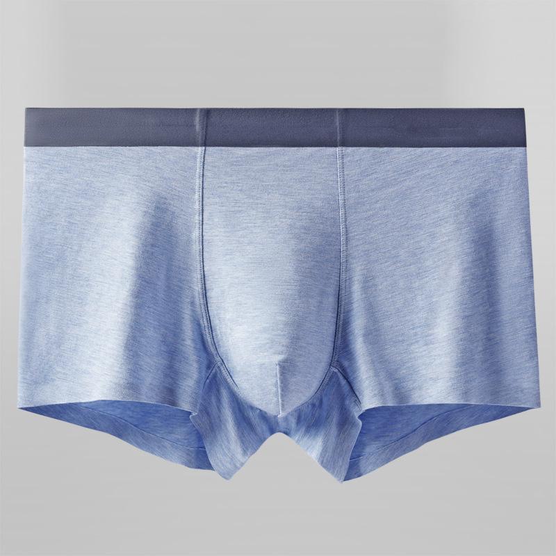 Plus-size Men's Spring and Summer Trend Modal Graphene Non-trace Loose Flat Angle Underwear