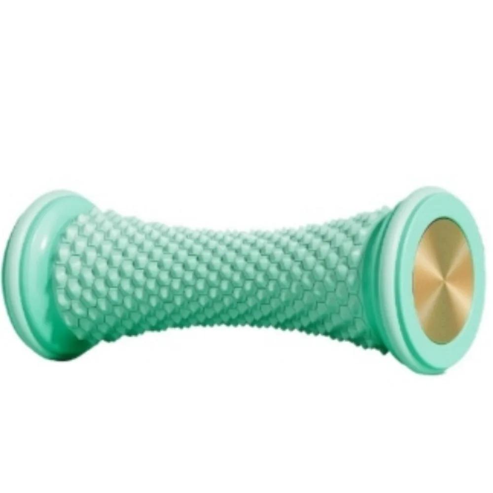 Durable And Safe 1Pc Deep Tissue Foot Massager Roller Spiky Yoga Plantar Fascia Relief W/ Non-Slip Base For Muscle Relaxation Reflexology Therapy