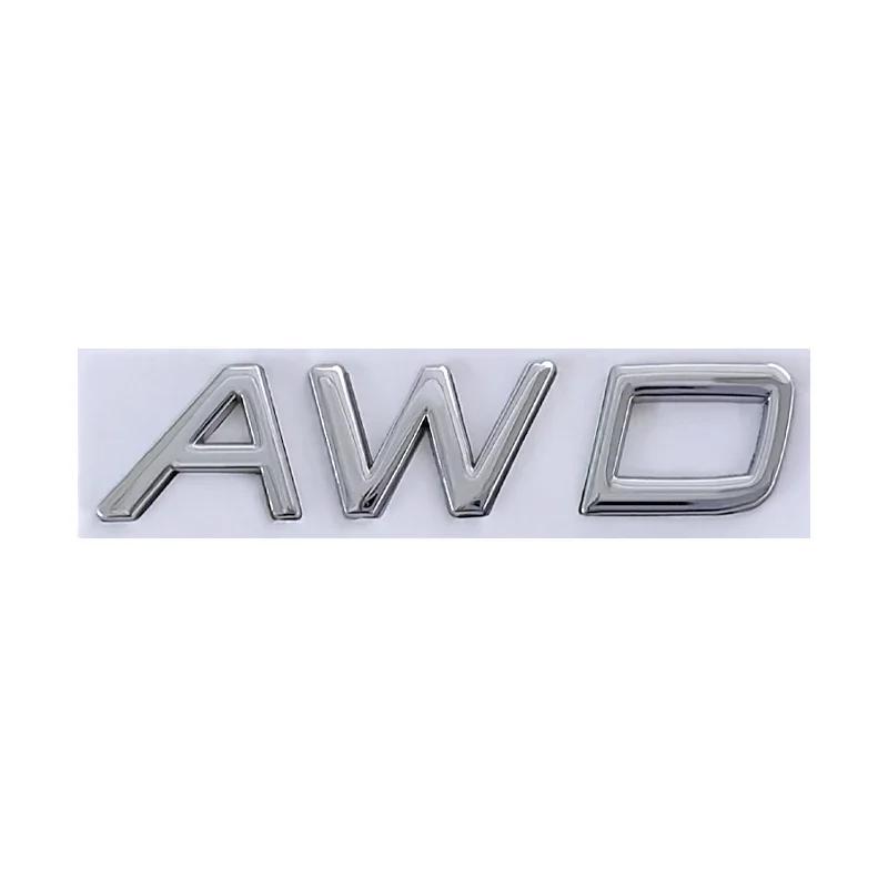 T5 T6 AWD Logo Car Rear Trunk Emblem Sticker for Volvo S60 V60 S80 XC60 XC90 Auto Body Badge Decal Accessories