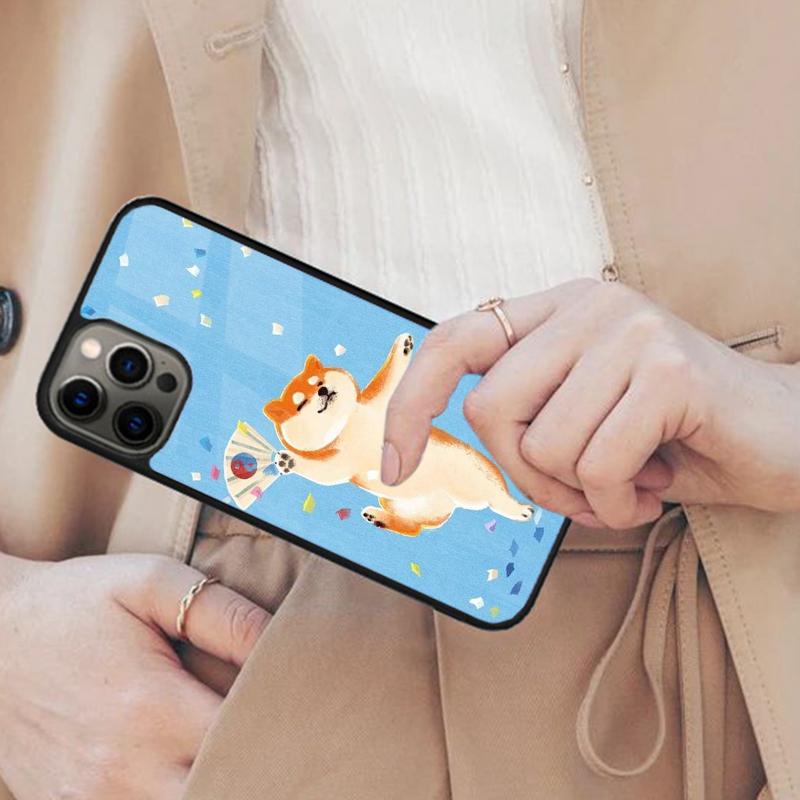 Cute Kawaii Shiba Inu Magnetic Phone Case For APPLE iPhone 17 Air 16 14 13 12 Pro Max 15 Plus Wireless Charge With MagSafe Cover