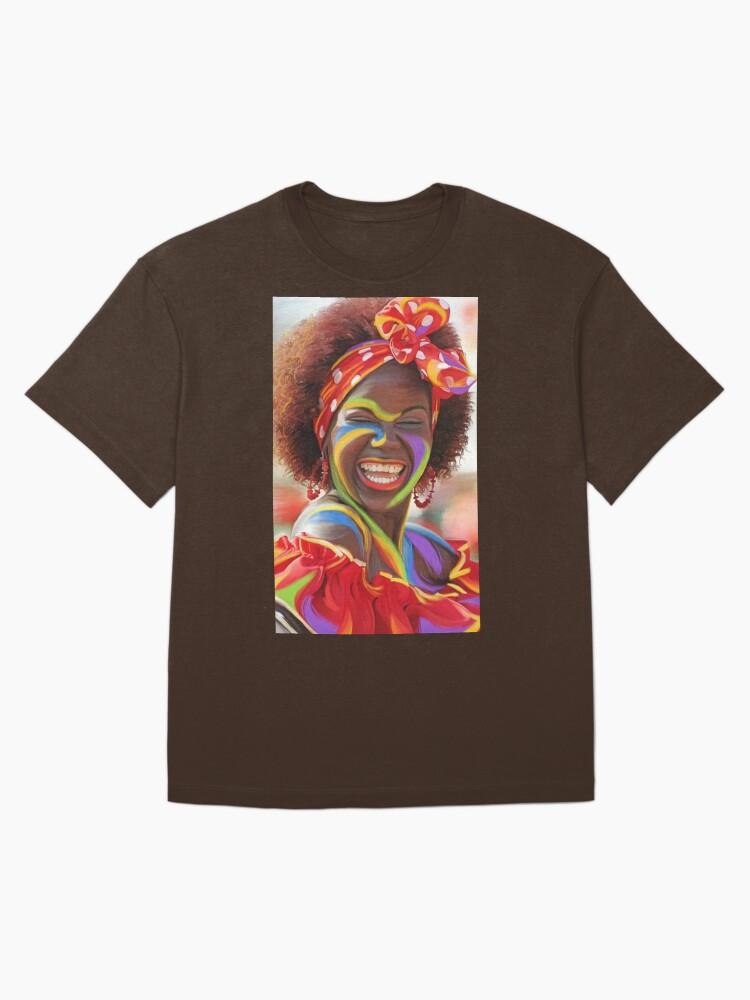 Celia Cruz Das Leben ist ein Karneval (Karneval von Barranquilla) - Negrita Puloy Impressionismus - Magischer Realismus Oversized T-Shirt